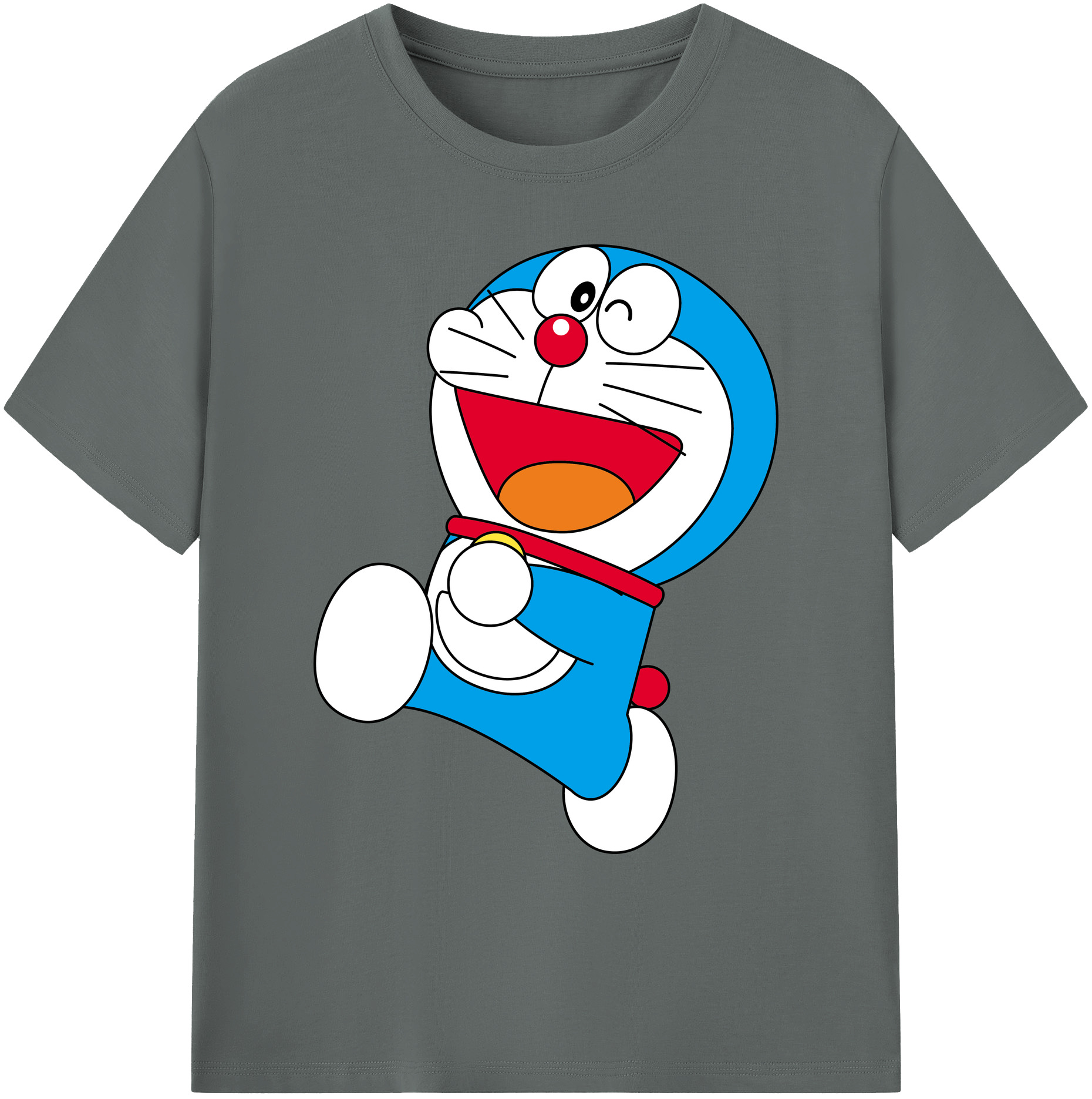 （画像用） ドラえもん Doraemon 綿100％ メンズ半袖Tシャツ｜肌触りやわらか＆通気性
